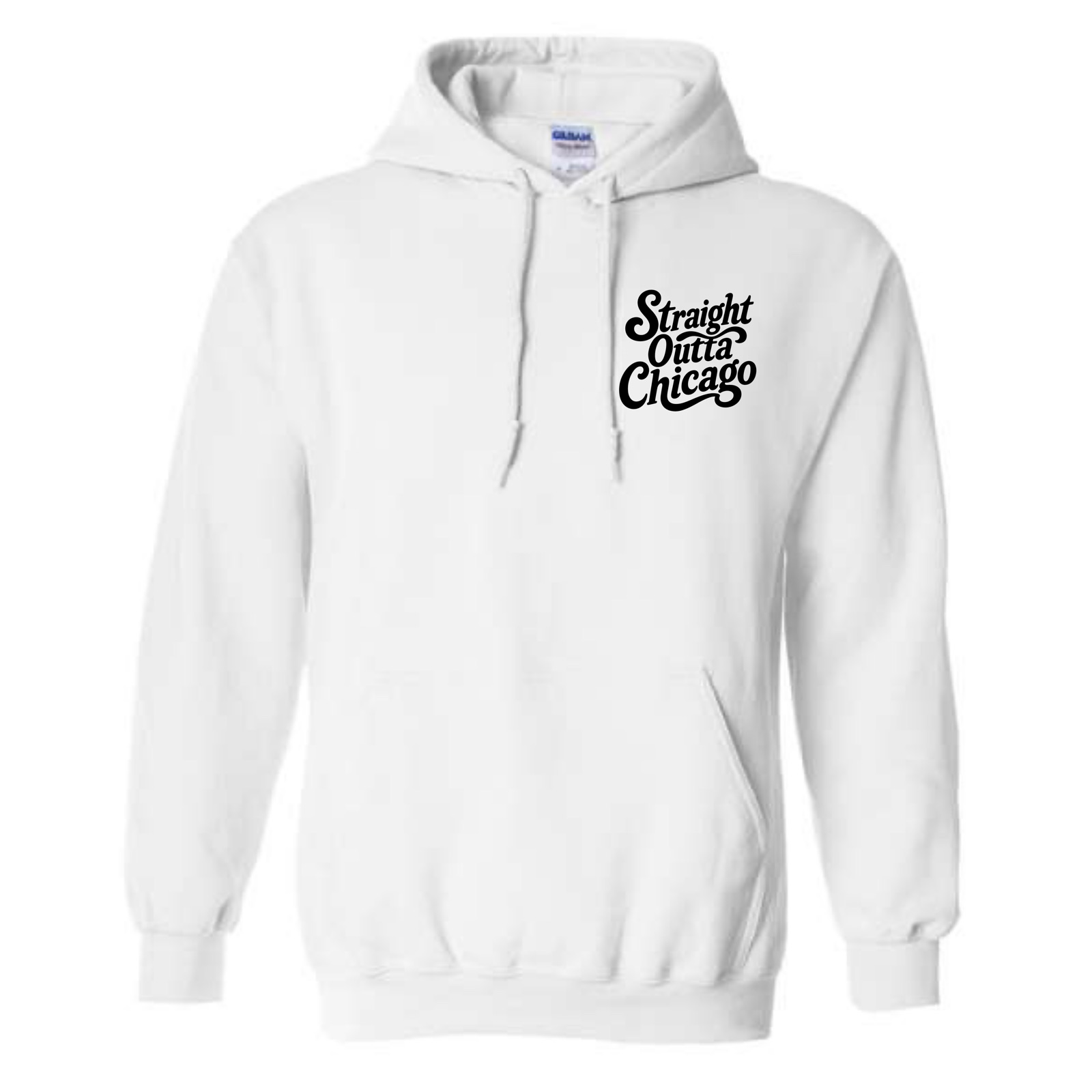 white hoodie